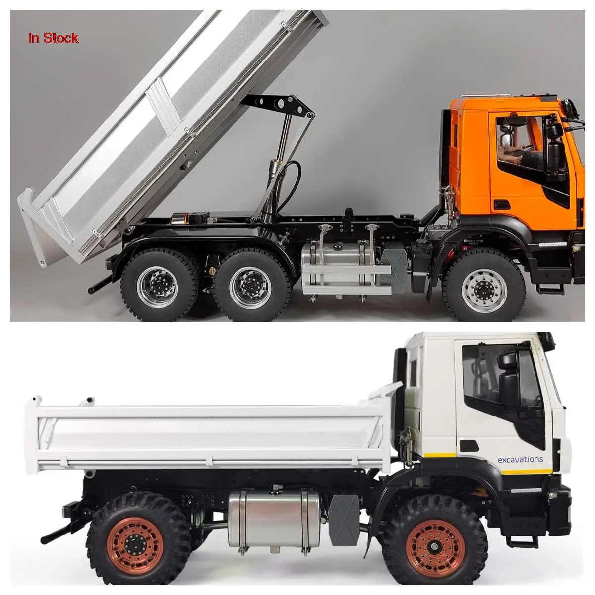 Metal 4x4 6X6 1/14 RC Hydraulic Dumper Trucks Remote Control Tipper Dump Car TOUCAN RC HOBBY Radio Finished Vehicle Models Gifts