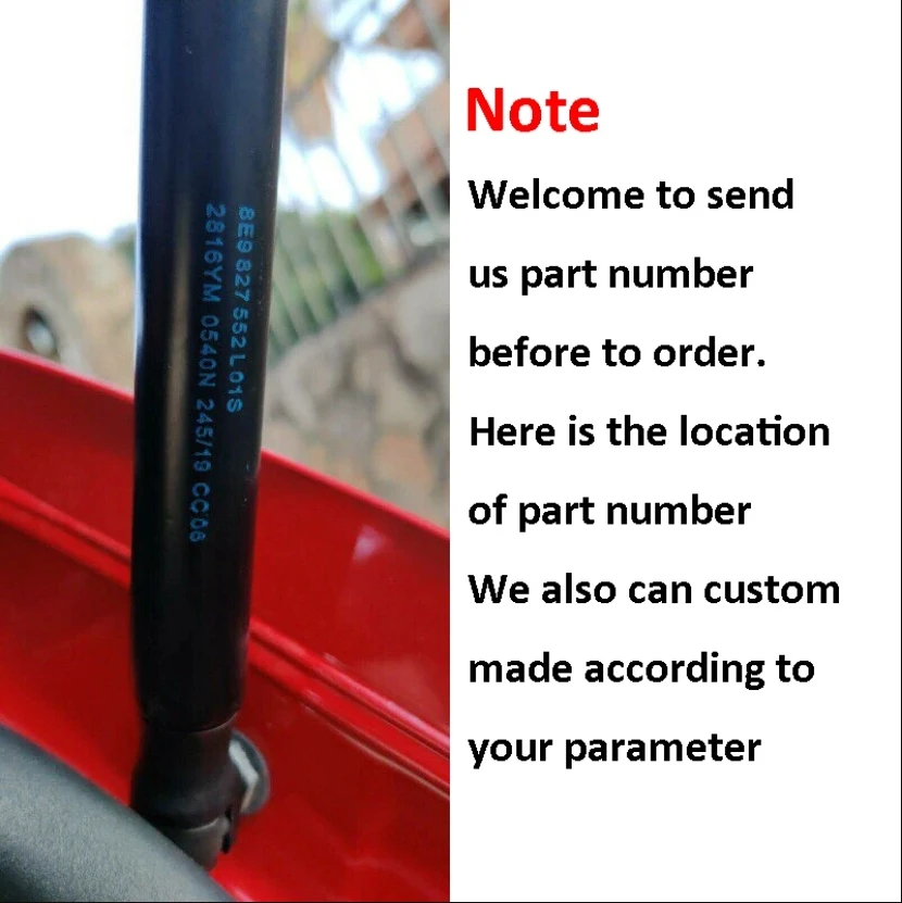 Gas Spring Struts Prop Lift Support Damper for HYUNDAI i20 (PB, PBT) 2008-2016 Gas Charged Rear Trunk Tailgate Boot 420.5MM