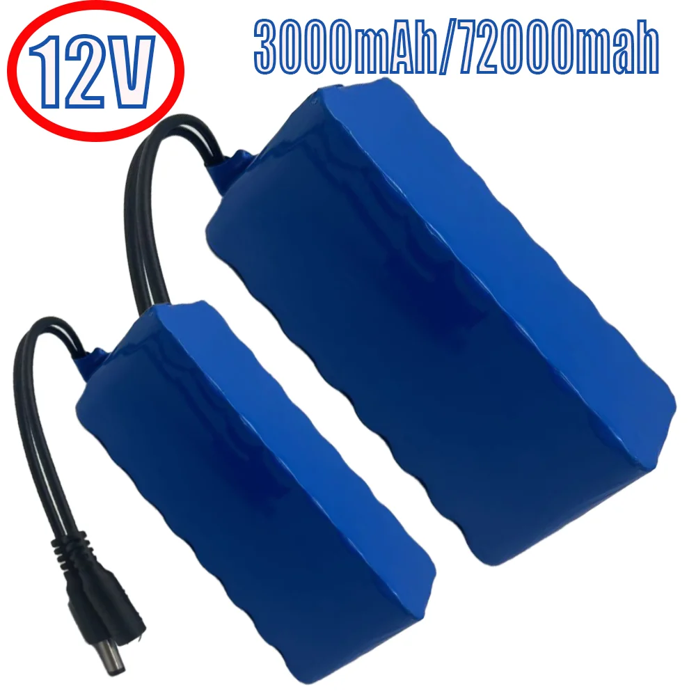 

18650 2025 New12V 30/72Ah rechargeable Lithium Battery for Solar,Fish Finder, Power Wheels,Off-Grid Applications，Outdoor Camping