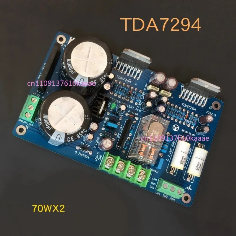 

TDA7294 Power Amplifier Board with Speaker Protection AC Dual 18-26V