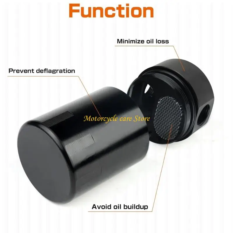 U75F Heat Resistant Oil Vapors Recovery set Aluminum Oil Air Separator for Vehicles