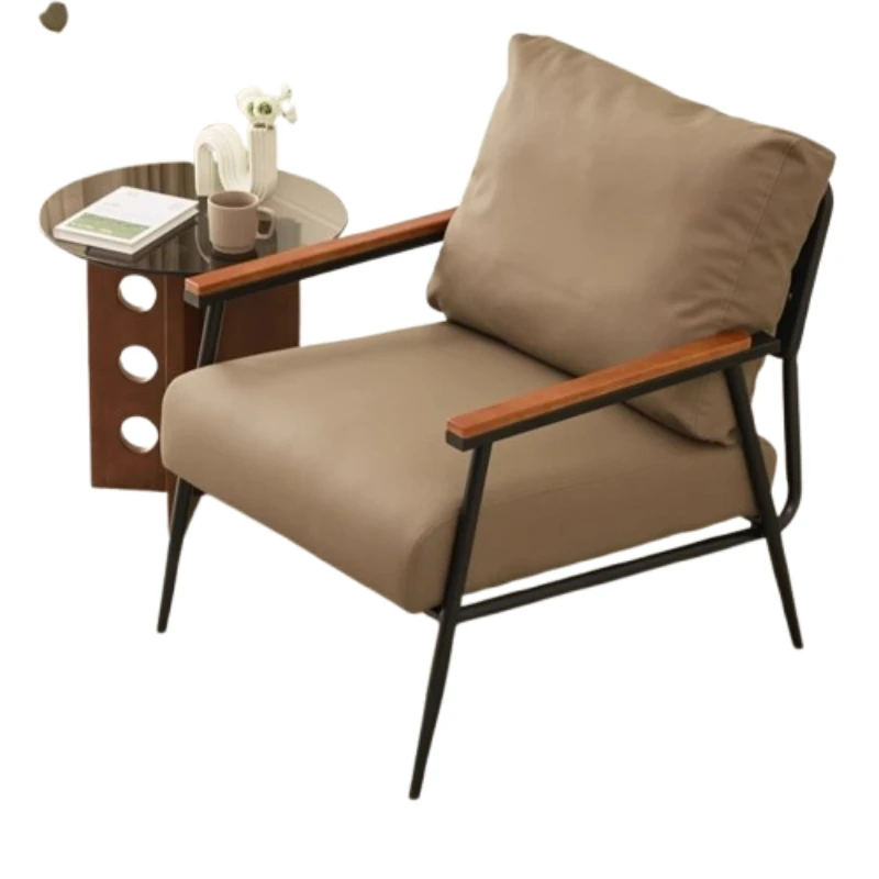 Designer Simple Living Room Chairs Balcony Relax Modern Individual Living Room Chairs Reading Arm Poltrona Postmodern Furniture