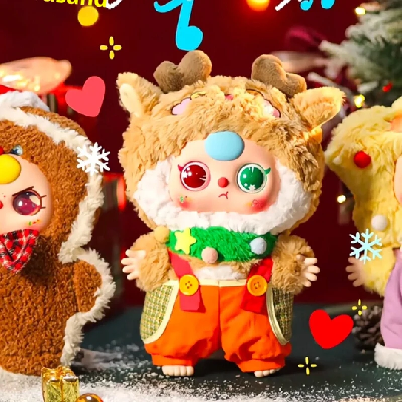 Nuevo bebé tres 400% Navidad estilo limitado muñeca de vinilo Linda muñeca personaje figura bebé grande colección Kawaii juguetes de Navidad regalos