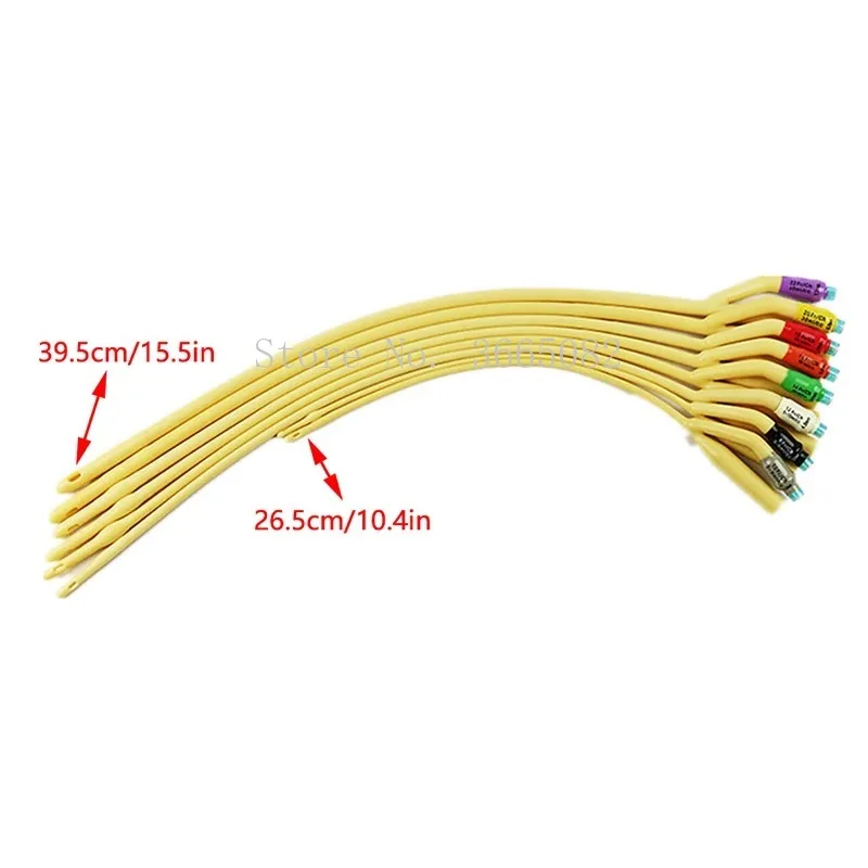 12pcs 2way Silicone Coated Latex Foley Catheter Medical Disposable Urinary Catheter with Plastic Valve for Male/Women/Children