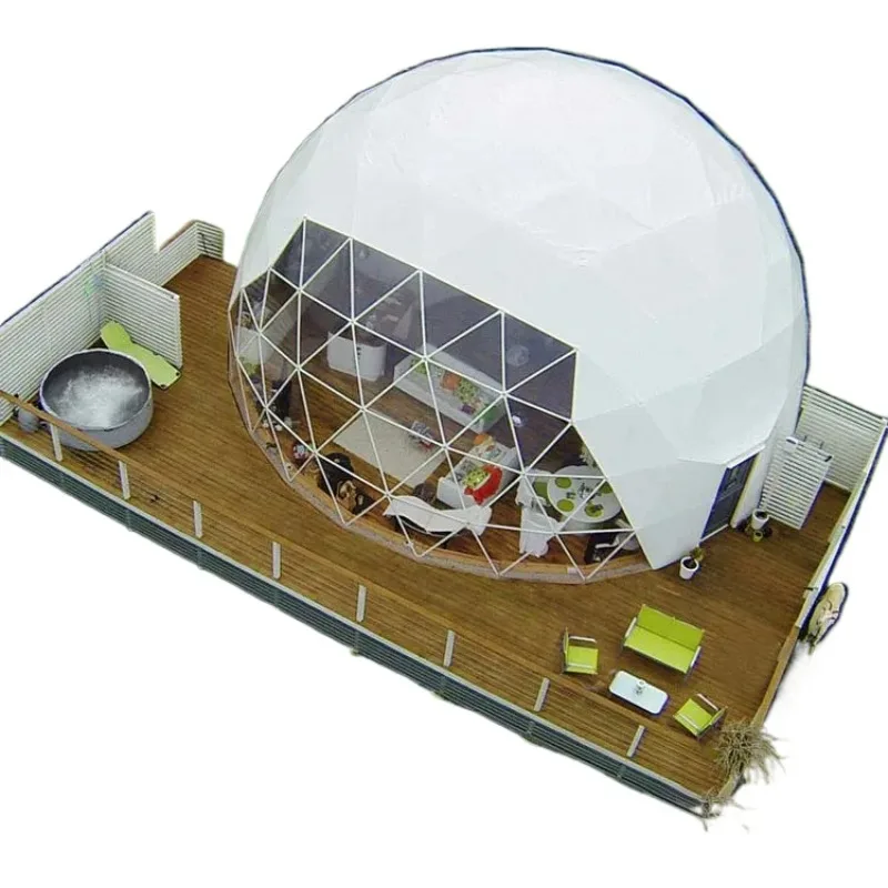 

6 meters 7 meters 8 meters winter igloo geodesic dome family hotel luxury dome