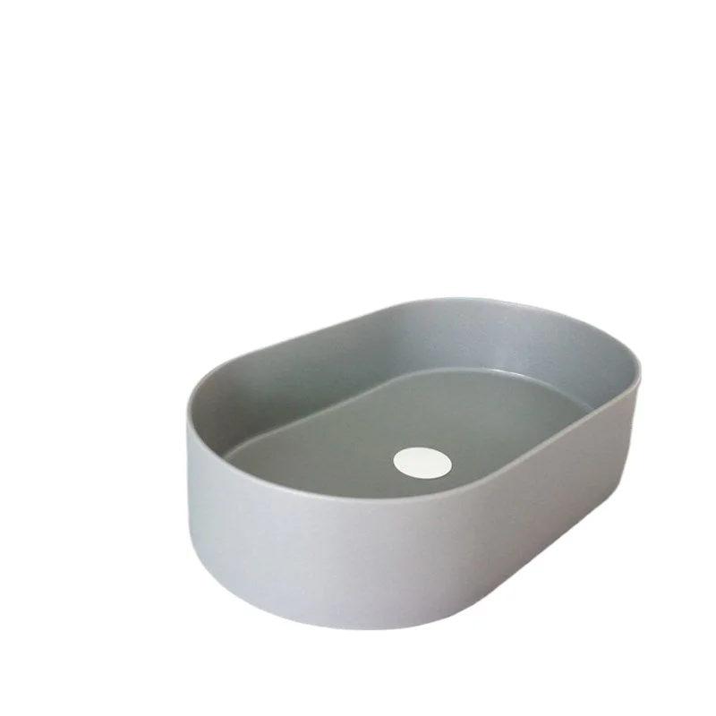 

Quartz countertop hand washing grey hotel high-end washroom cabinet toilet oval basin