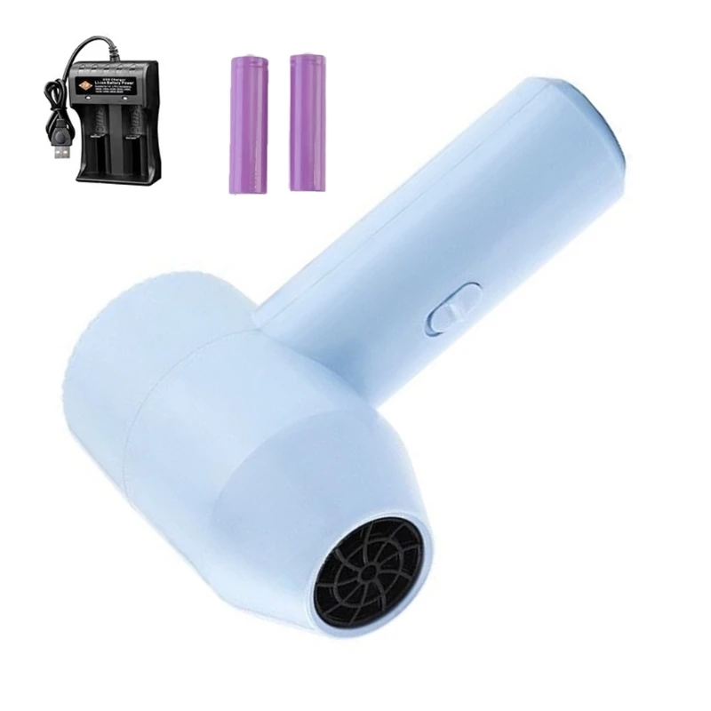 Air Blower Air Fan Mini Blower 20000RPM Powerful Handheld Cordless Hair Dryer