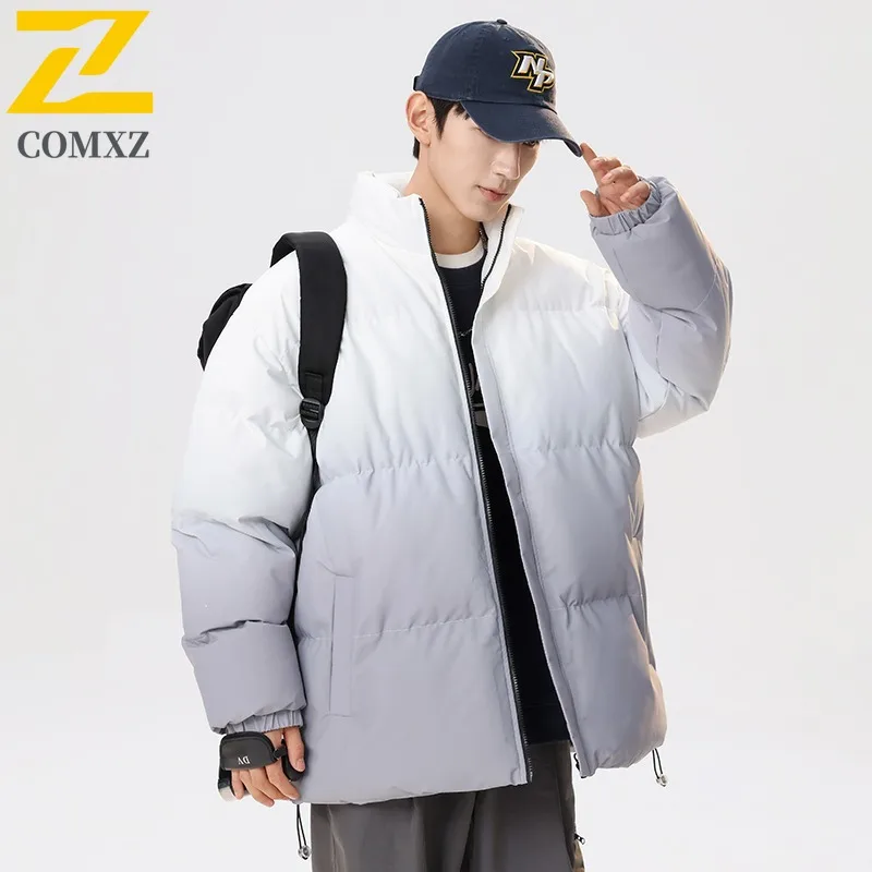 

COMXZ 2025 Мужская модная куртка премиум-качества, зимняя модная повседневная легкая удобная водонепроницаемая куртка