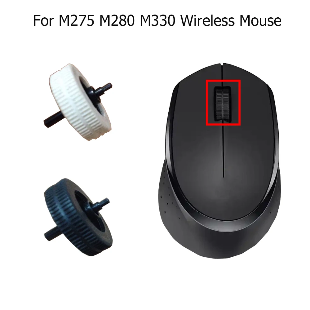 1Pcs Mouse Scroll Wheel Mouse Pulley for Logitech M275 M280 M330 Wireless Mouse Repair Parts