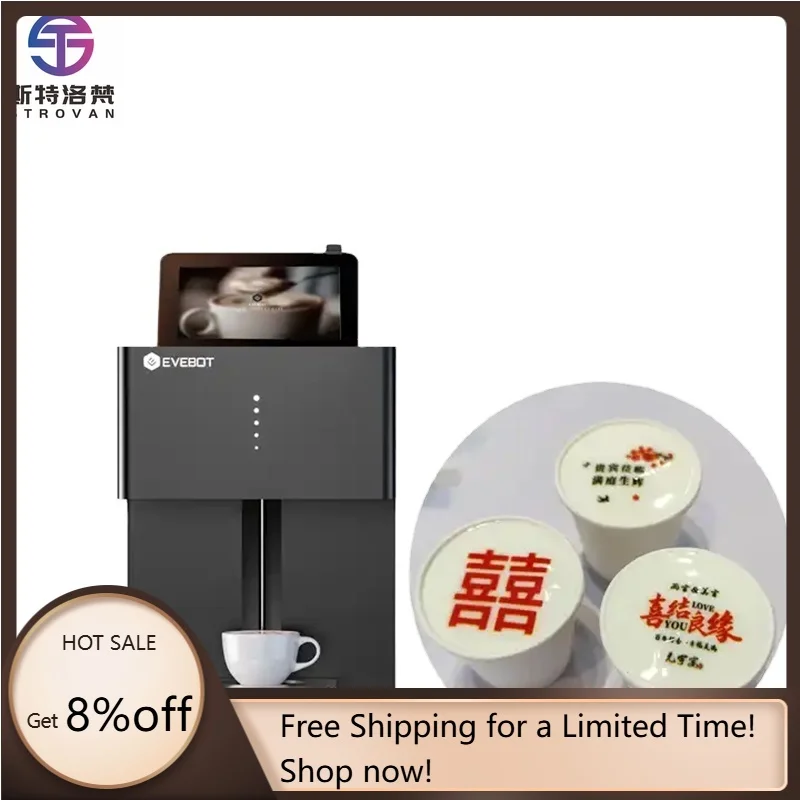 STLF JW للطابعة النافثة للحبر الصالحة للأكل EB-FC لمقهى لاتيه طباعة الفن والبطاقات متعدد الألوان فليكس استخدام آلة عالية الجودة