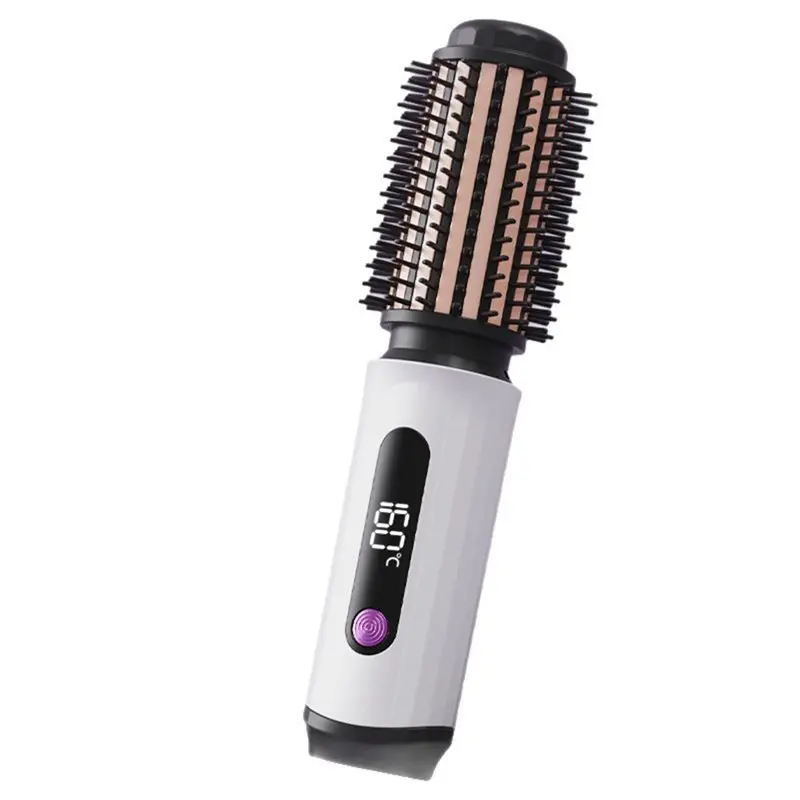 

【ESSENTIALS 】Wireless Portable Dual-Function Hair Straightening Comb Home Use Multi-Function Portable Curling And Straightening