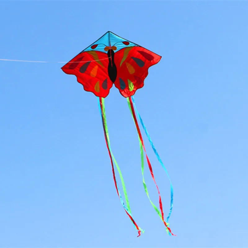 free shipping 220cm butterfly kites for adults kites string outdoor games for kids breezemoon pipa linha chilena gel blaster fun