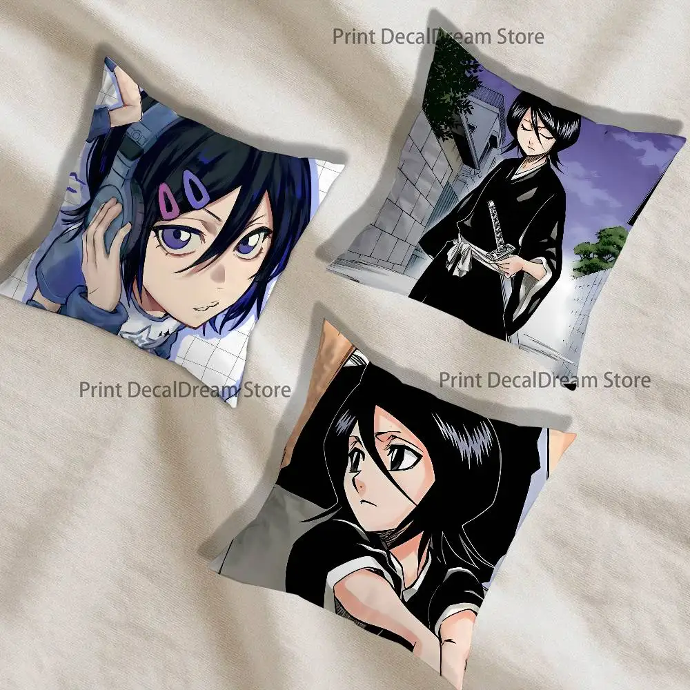 

Anime R-Rukia Pillow Case Ultra Soft Skin Friendly Fabric Cloud Like Comfort & Concealed Zipper