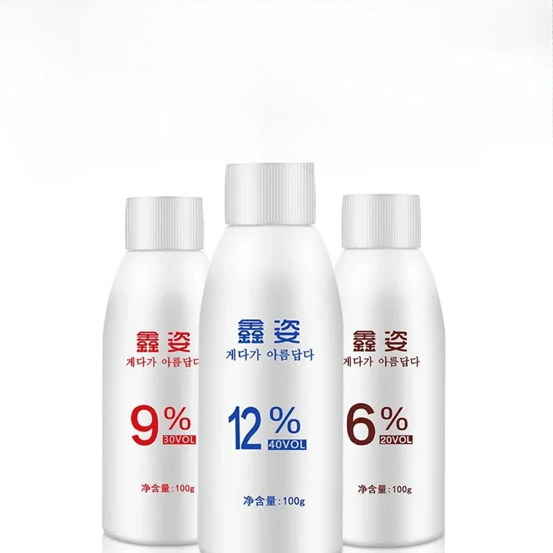 

Продукт для волос: 100 мл молочко с перекисью водорода, 6 градусов, 9 градусов, 12 градусов, ароматная маленькая бутылочка молока с перекисью водорода.