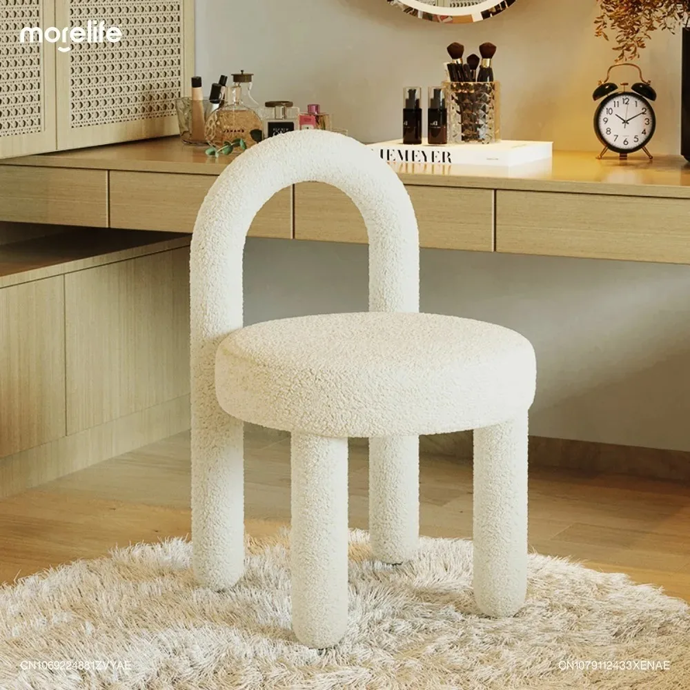 

Modern Minimalism Chair Wood Relaxing Soft Vanity Garden Dining Chair Beauty Design Indoor Living Room Stoelen Furniture K01