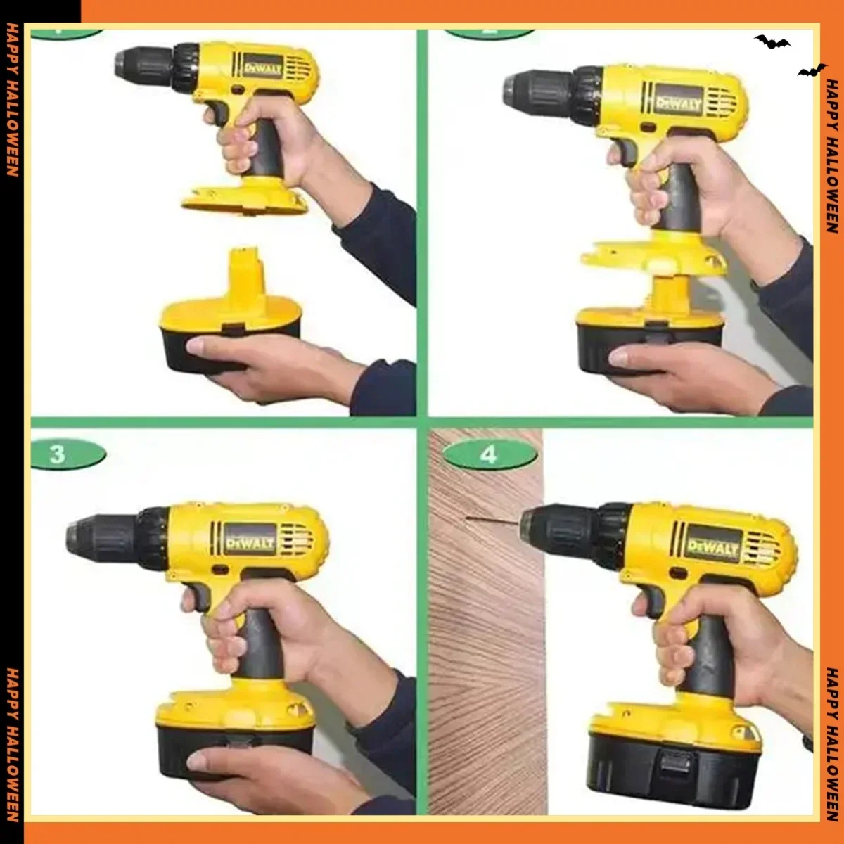 لبطارية أداة ديوالت ni-mh 12 فولت ، 12800 مللي أمبير في الساعة DE9074 DC9071 DE9037 DE907 DE9075 DW9071 DW9072 DW9074 DC727 DC756 DC980 DC981