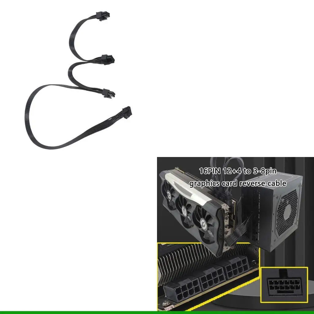 

U55C 8pin To 16pin ATX3.0 GPU Power Converters Cable 12VHPWR Gen5.0 Power Cable