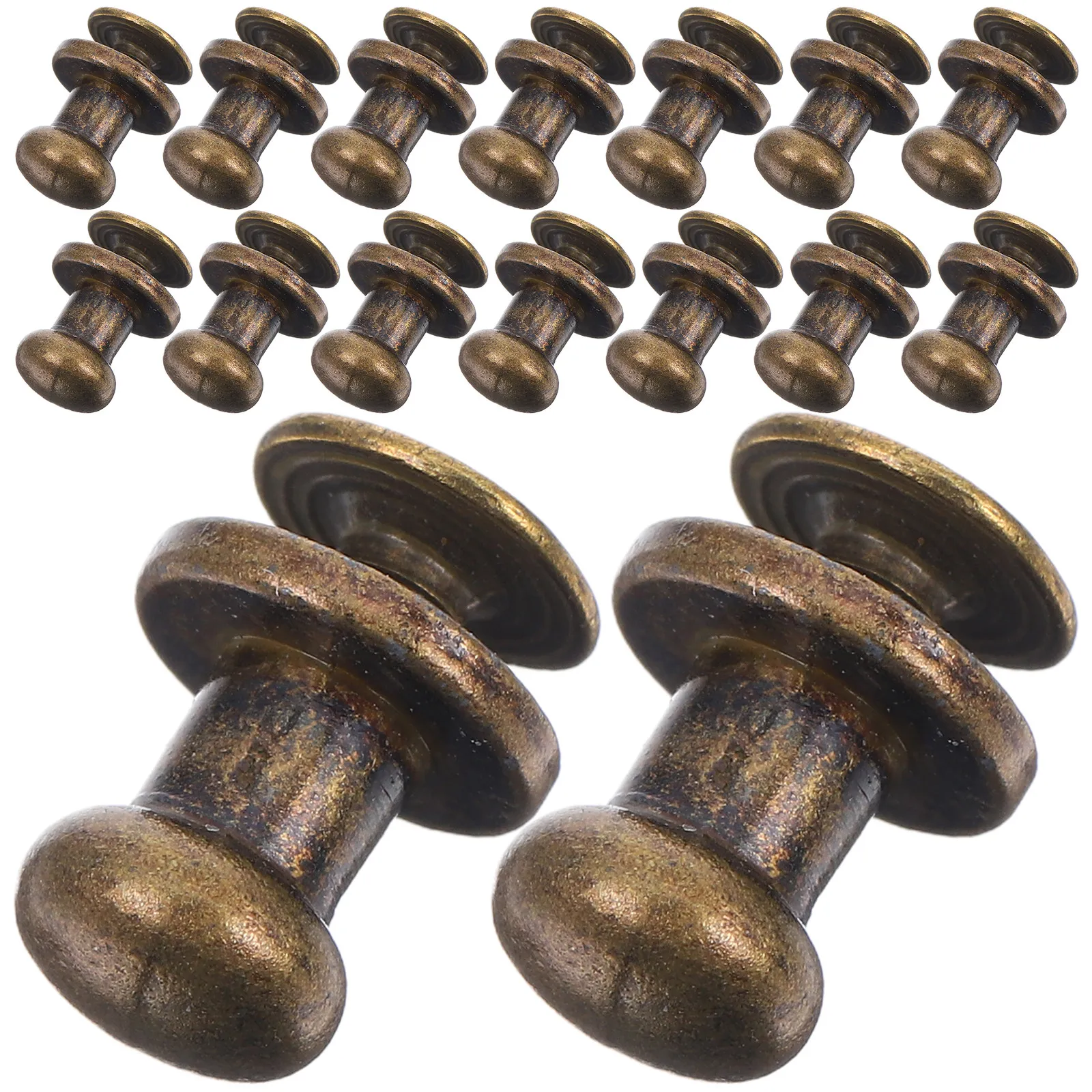 20Sets Mini Bronze Drawer Pulls for Cabinets Drawers Jewelry Boxes Vanity Chest Decor Vintage Small Metal Hardware