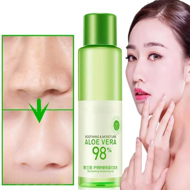 120ml Aloe Vera Face Toner  Tonic Hydration Skin Care  Pore Minimizer Oil Control Makeup Water Toner Soothing Moisture