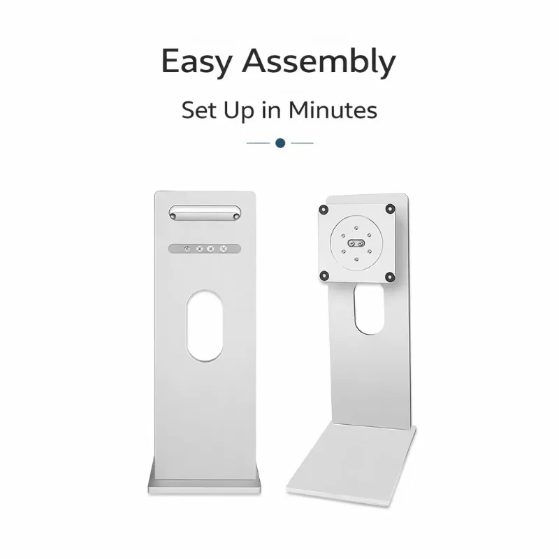 Aluminum Monitor Stand VESA 100x100 for 27 32 34 Inch Monitor Height Adjustable or Fixed Desktop Screen Mount Holder