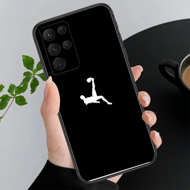 

Football Player Soccer Art Phone Case For Samsung A52S A21S A33 A23 A13 A14 A32 A52 A53 A54 A51 A71 A15