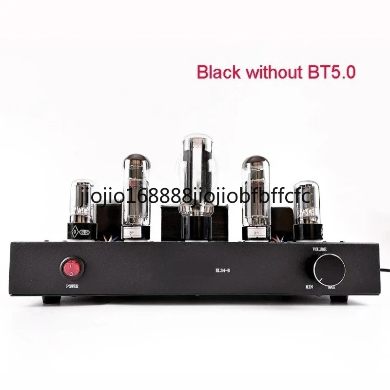 Suitable for household EL34 tube pure A-level handmade home theater vacuum tube amplifier 10w Bluetooth 5.0