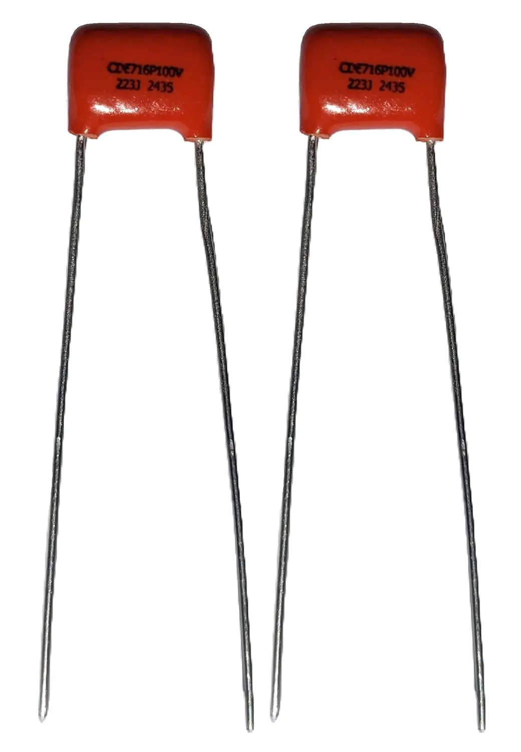 2PCS Orange Drop Guitar Tone Capacitor 0.22µF 100V Type 716P