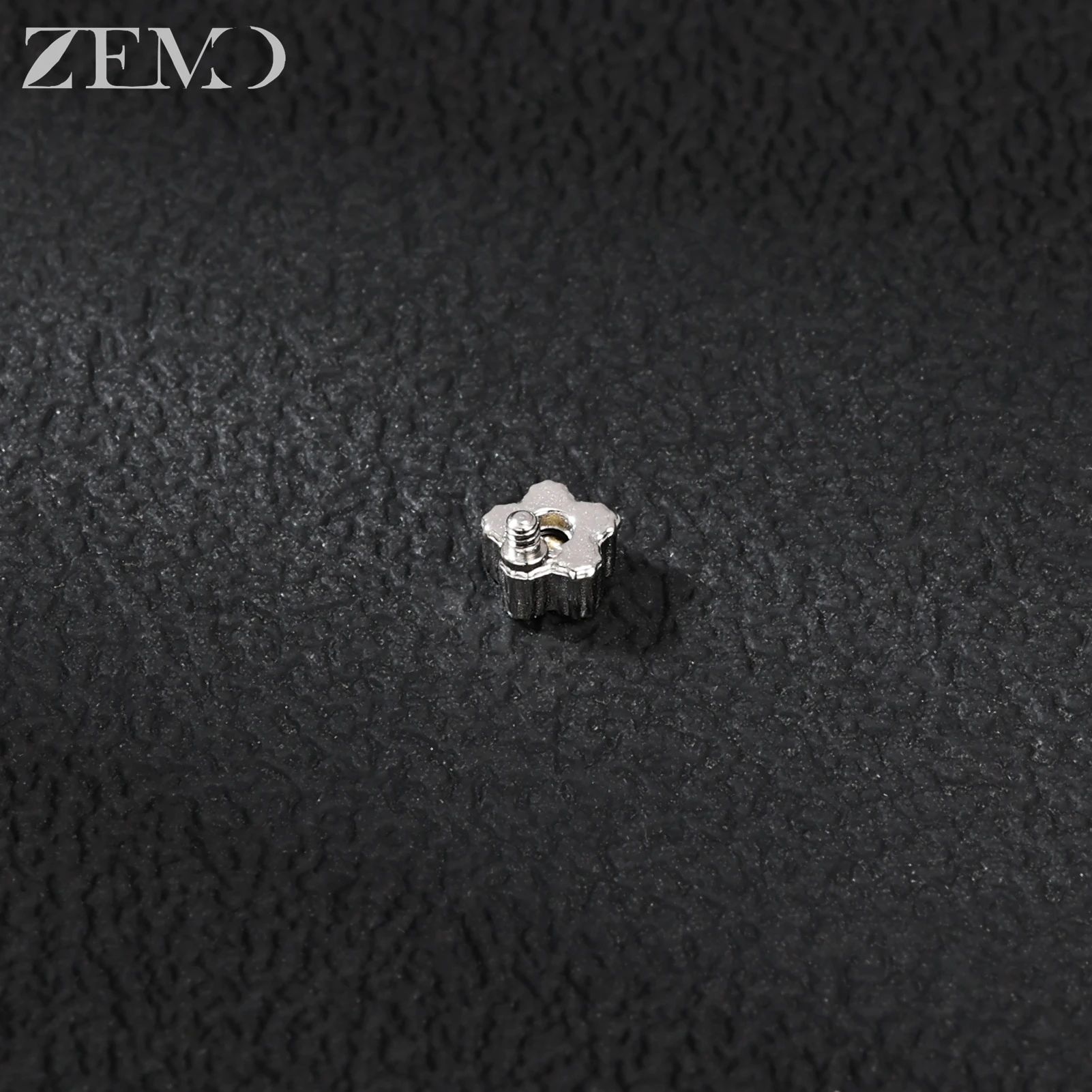ZEMO 1 PC 16G Edelstahl Dermal Anchor Tops Frauen Männer CZ Kristall Micro Dermal Piercing 2 Farbe Haut Taucher Piercings Schmuck – Detail 13