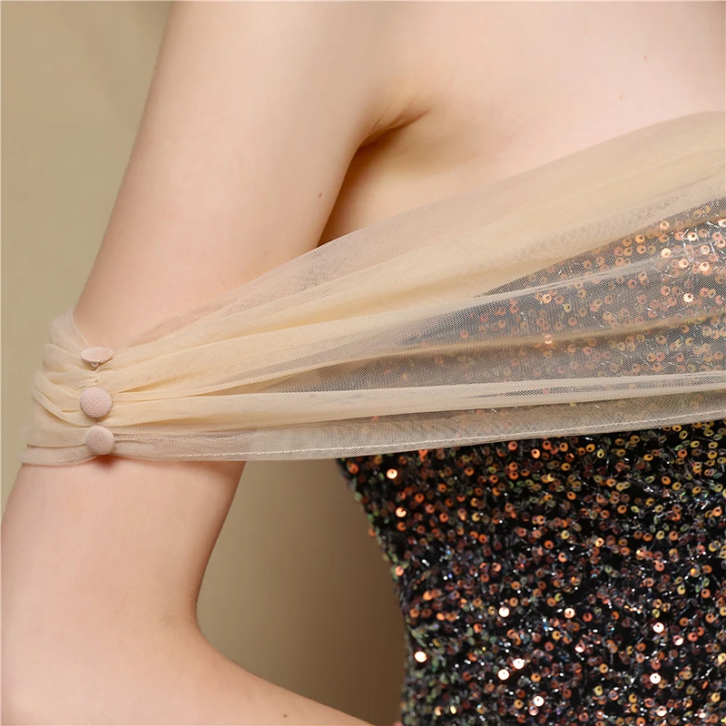 فساتين ماكسي صيفية مثيرة بدون أكتاف بدون ظهر أنيقة مطرزة لحفلات الكوكتيل وحفلات الزفاف المسائية الطويلة 2025