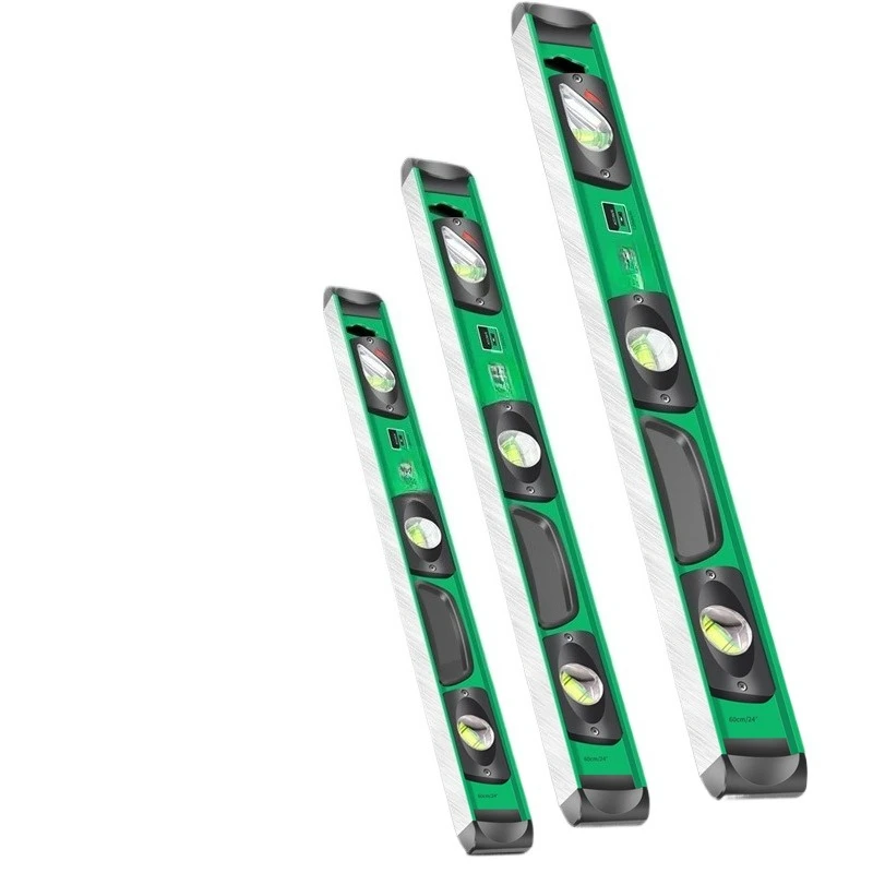 

Aluminum Alloy Level High Precision Heavy Duty Measuring Tools Anti-drop Belt Strong Magnetic