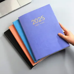 2024 a4 English Schedule Book 2025 Thickened Day Plan Book Efficiency Manual Notebook school  note book  study planner