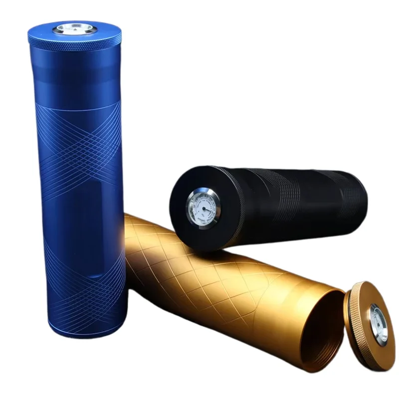 

Hot-selling cigar aluminum tube with humidifier, cigarette case, cigarette case set, tobacco cigar moisturizer tube.