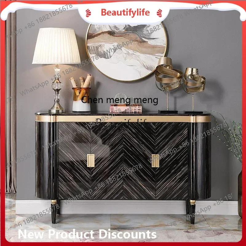 

cn8350 New style New Light luxury entrance, modern minimalist American decoration, aisle cabinet, Italian living room, dining ca