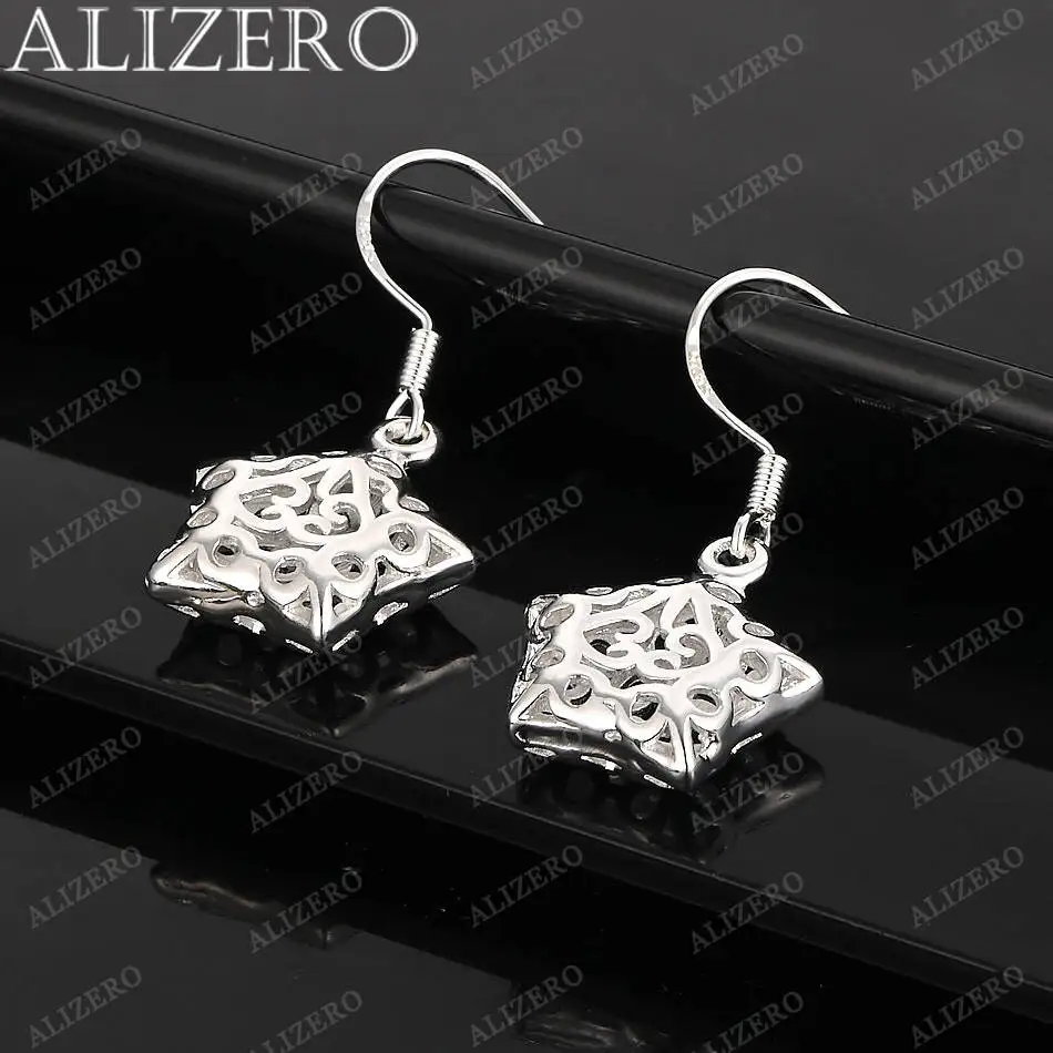 

Модные серьги-подвески из стерлингового серебра 925 пробы с полым дизайном в форме звезды для женщин, для вечеринок и повседневной носки