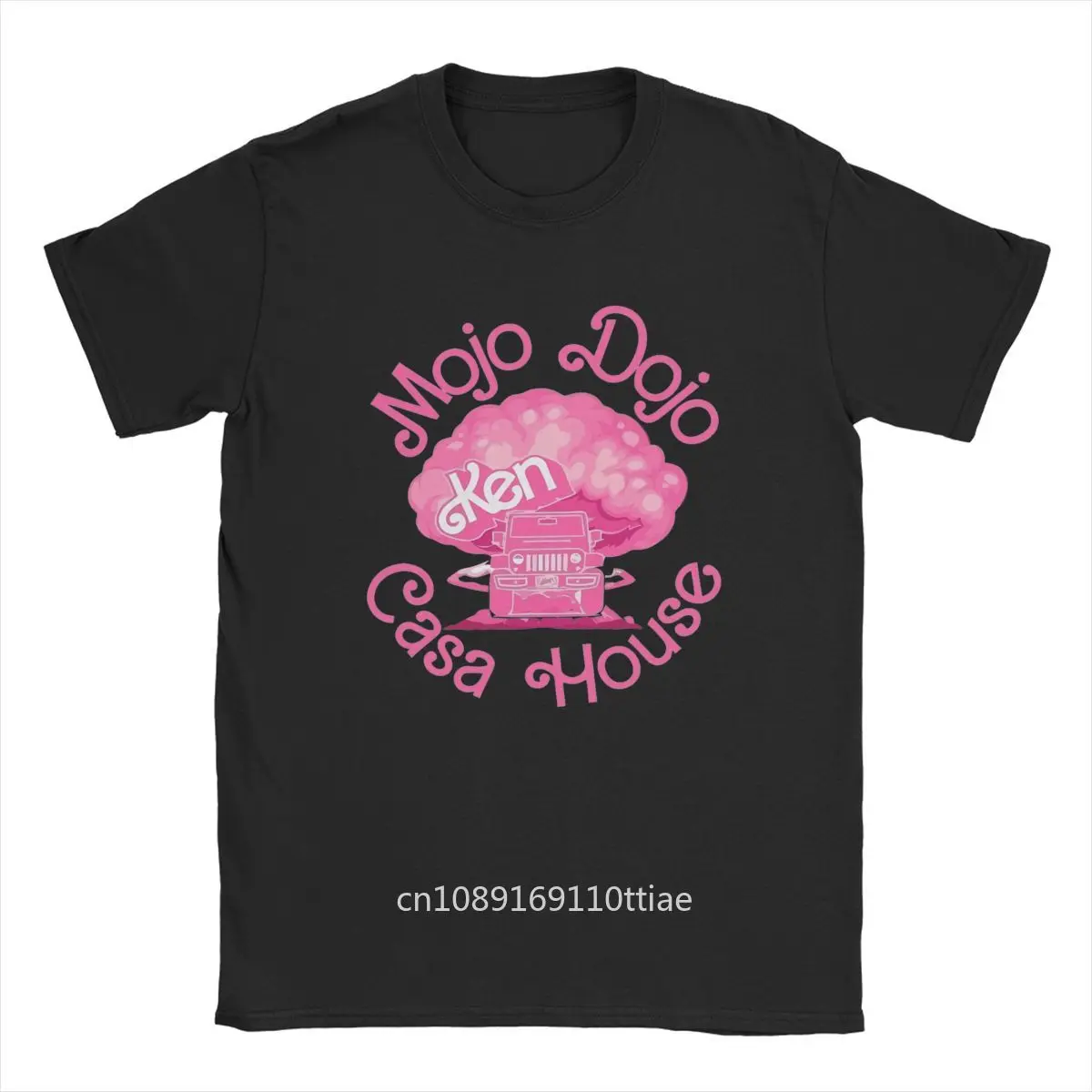 Men's T-Shirt Mojo Dojo Casa House Kenough Fun Pure Cotton Tee Shirt Short Sleeve T Shirt O Neck Clothing 6XL