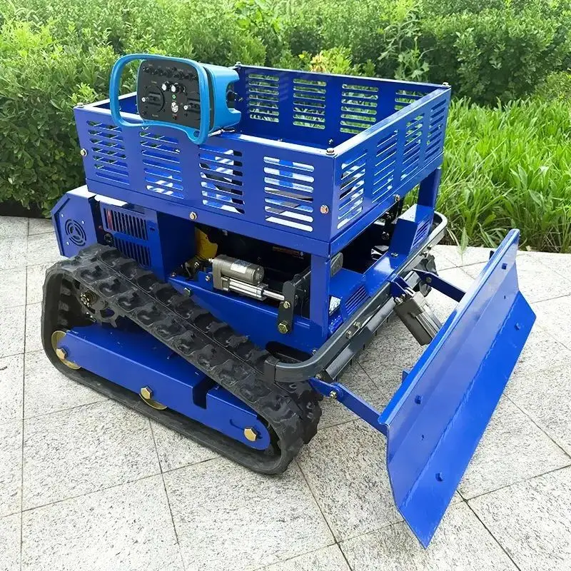 Customized Heavy Duty Crawler Remote Control Lawn Mower For Mine Slope Ecological Restoration Weed Cleaning Rocky Uneven Slope