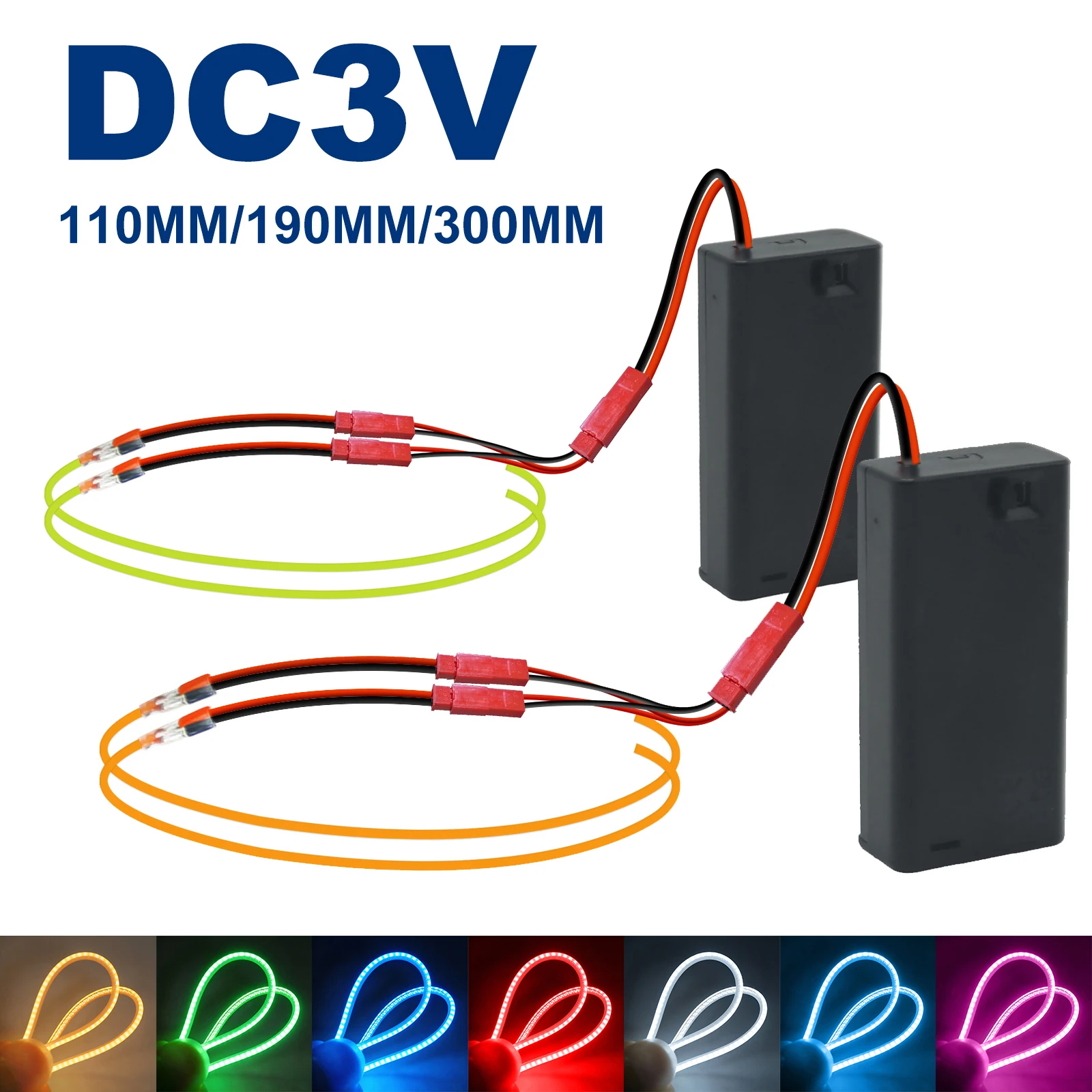 Battery Powered LED Filament D - Actinic Blue Led recension och pris