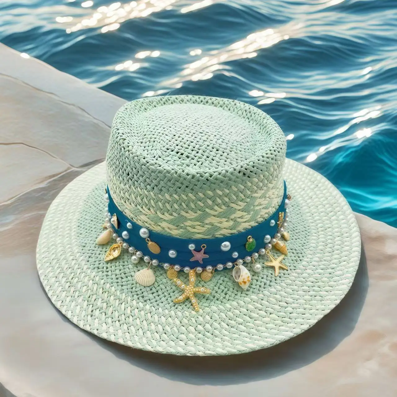 Rhinestone Cowboy Hat Straw Sun Hat for Women Men Beach Vintage Western Cowgirl Party Summer Festival Country Music Headwear