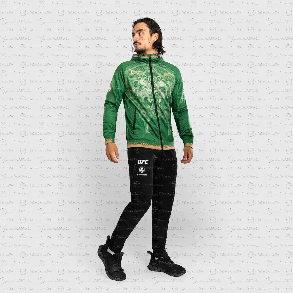 

2025 Men's UFC Long Sleeve Hoodie Training Sweatshirt Quick Dry MMA Boxing Casual Sportswear for Daily Wear Spring Autumn Winter