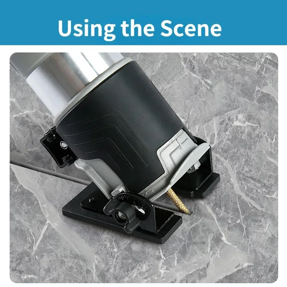 Imagem -03 - Aparamento Elétrico Milling Machine Base Makita Router Base Acessórios para Ferramentas Elétricas Rt0700c Drt50 3709 370