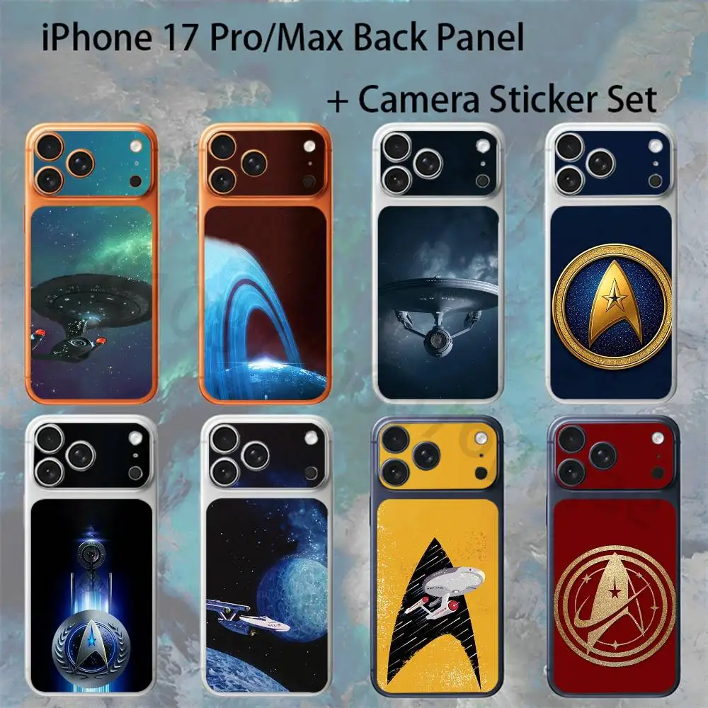 

S-Star T-Trek For iPhone 17Pro/ProMax Battry Back Cover with Camera Decal Skin Rear Protective Sticker Film