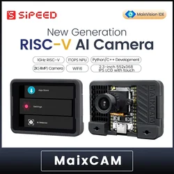 Sipeed MaixCAM макетная плата RISCV AI визуальный аудио последовательный порт WIFI6 поддержка 1 TOP NPU Python/C ++ 400 Вт камера