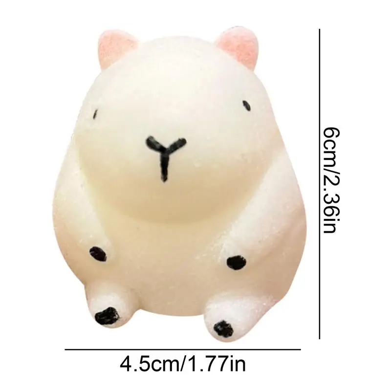 Capibara Fidget Knijpspeeltje Schattig Zintuiglijk Speelgoed Fidget Knijpspel Langzaam Rebound Leuk Dier Voor Thuiskantoor School Klaslokaal