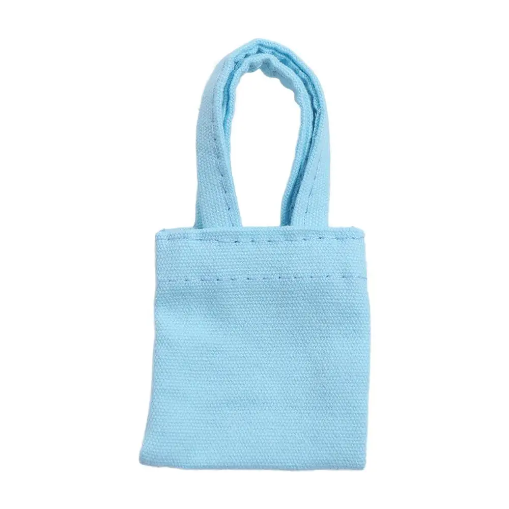 Bolsa de lona para vestir, bolsa de lona feita à mão, bolsa multicolorida, decoração em miniatura, presente para crianças