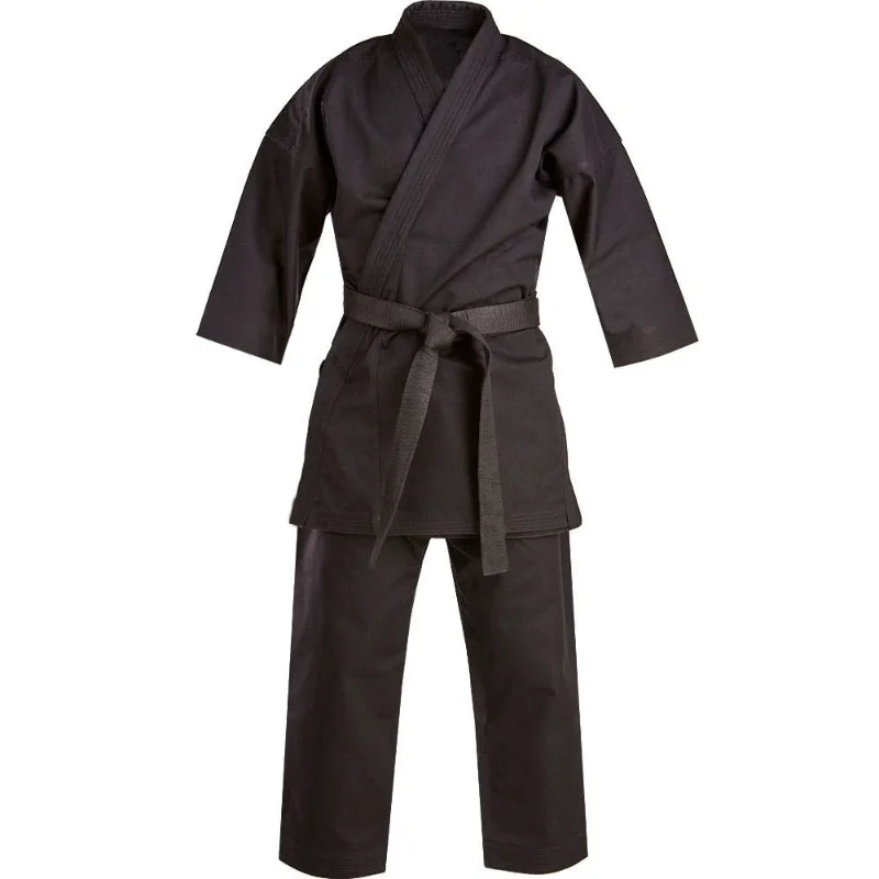 

Karate Jeet Uniform for Kids and Adults Beginners Student Karate Gi Martial Arts Uniforms Free Belt Judo Gi Black White