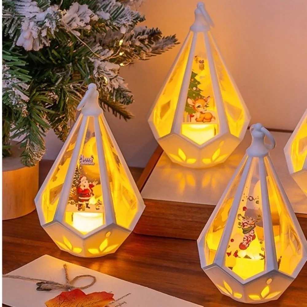 سانتا كلوز عيد الميلاد ليلة ضوء الديكور السنة الجديدة عيد ميلاد سعيد عيد الميلاد الحلي الدعائم الزخرفية ثلج الأيائل