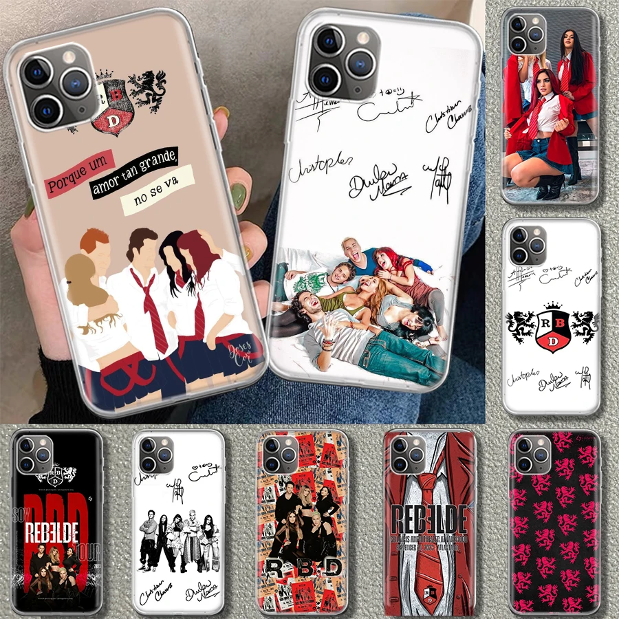 F-Fashion RBD R-Rebelde Phone Case Cover for iPhone 11 12 13 14 15 16 Pro Max Apple X XS XR 7 Plus 8 + Art Customized Fundas 11 