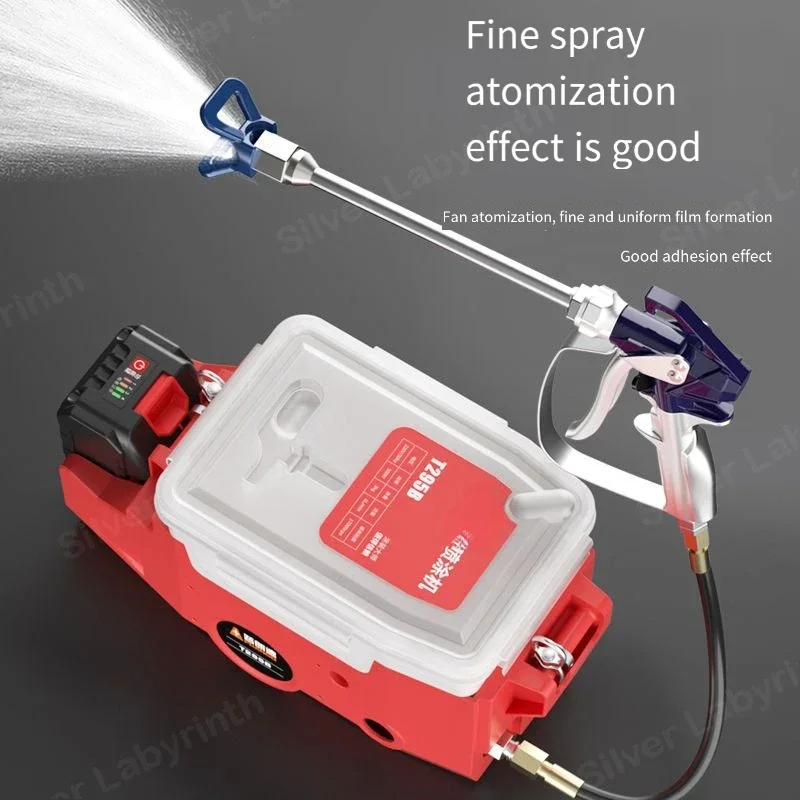 Electric paint gun Paint gun Latex paint spraying machine Household small lithium battery spraying high atomization watering can