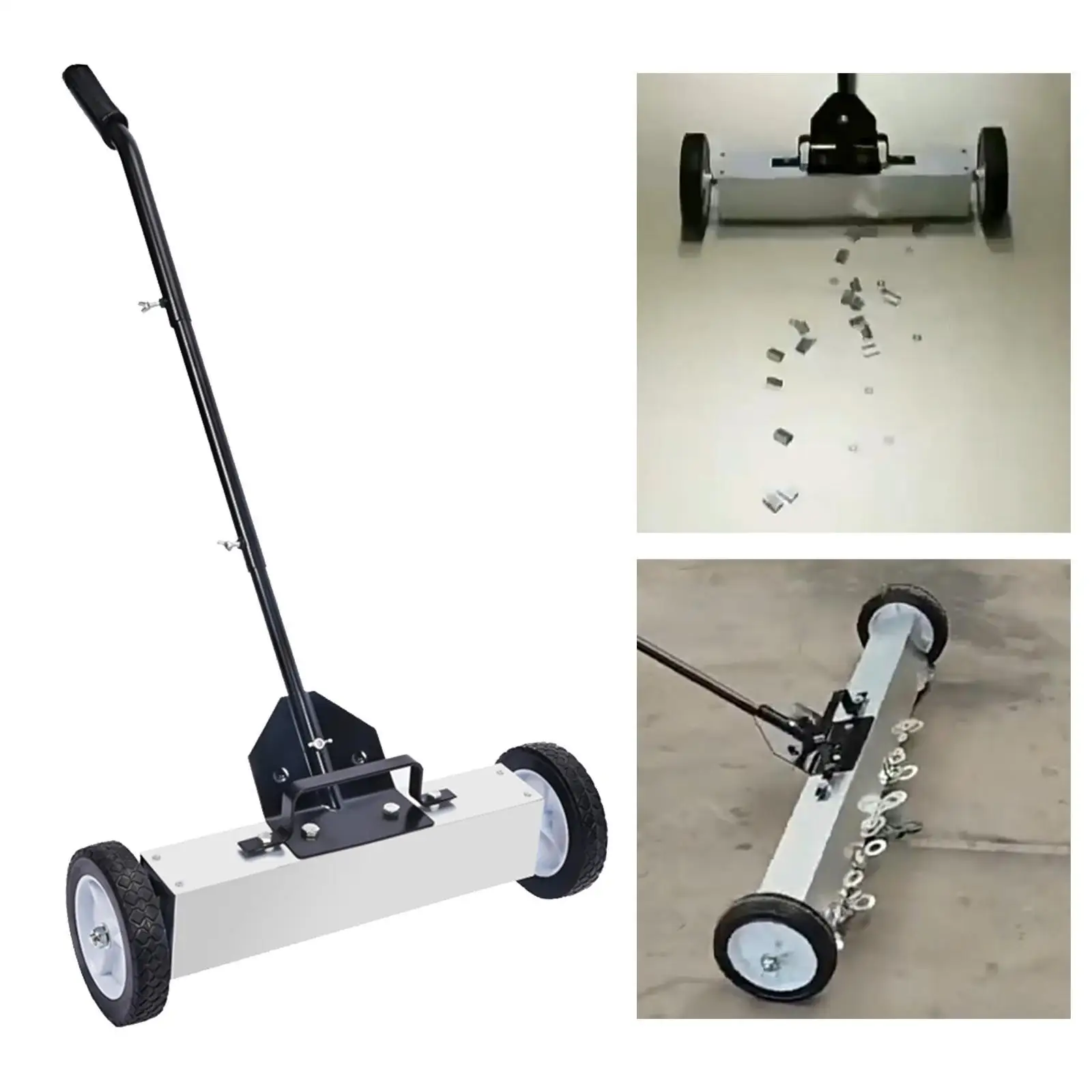 

Magnet Pickup Lawn Sweeper Magnetic Metal Sweeper for Automotive Repair Yard