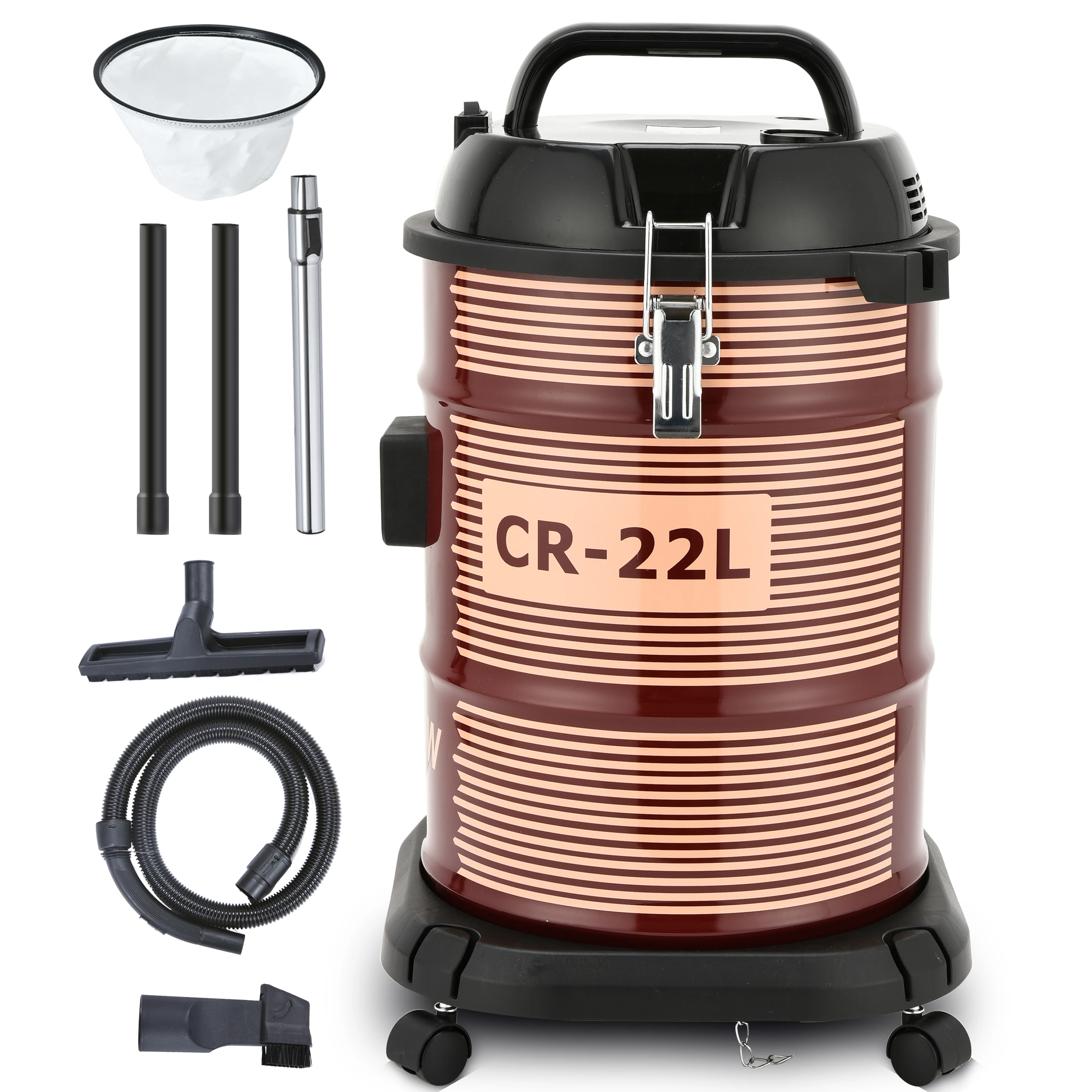 

Dry Vacuum Cleaner and Wet Blowing Dust Washing Vertical Commercial Household Canister Machine 3 in 1 2200W Electric Cyclone 220